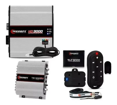 TARAMPS HD 3000 - 2ohm + TS 400x4 - 2ohm + Control TLC 3000 - Auto Elettronica. - Immagine 1 di 4
