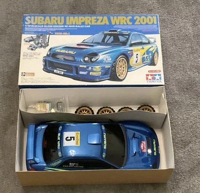 Tamiya 44034 TG10 Mk.1 Subaru Impreza WRC 2001 NEW Built - Image 1 of 4