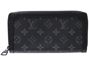 Louis Vuitton M80558 Monogram Eclipse Canvas Zipper Long Wallet r10_0922 - Picture 1 of 14