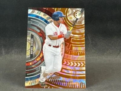 2017 BOWMAN HIGH TEK RAFAEL DEVERS BHT-RD ORANGE MAGMA DIFFRACTOR 24/25 RED SOX - Image 1 of 2