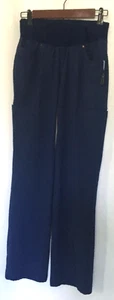 Iflex  Women Scrubs Yoga-Inspired Knit Waistband Scrub Pants CK002 XXS Navy - Picture 1 of 9