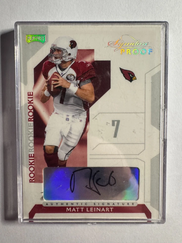 K306,342- 2006 Playoff NFL Playoffs Signature Proofs Silver #72 Matt Leinart/150 - Image 1 of 1