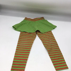 Wee Winter Woolies Flap Happy Green & Green Leggings Built In Skirt Sz 6X USA - Picture 1 of 2