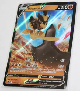 Pokemon 2022 Astral Radiance "Kleavor" V 087/189 NM Ultra Rare - Bild 1 von 4