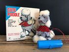 Vintage Cute Poodle Walking Dog Toy Battery Org. Box Remote Control-NOT WORKING?