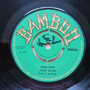 JACKIE MITTOO Gold Dust / Real Gone Loser UK 7" Bamboo BAM20 1970 - Picture 1 of 4