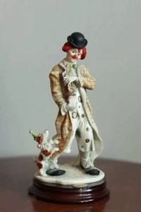 Giuseppe Armani Figurine Clown Statue Capodimonte - Picture 1 of 9