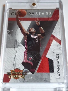 2009 Panini Threads Dwyane Wade #PATCH PRIME /25 Game Worn Jersey - Rare - Picture 1 of 4