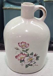 Vintage Floral Keramik Kanne 7" x 4" Goldrand Griff Highlights - Bild 1 von 7