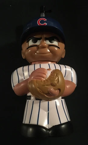 TeenyMates Chicago Cubs MLB Baseball Player Novelty Water Bottle 16oz Cover