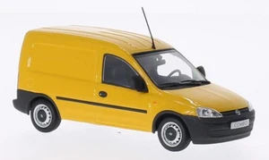 Opel Combo Van Chapa 2002 Amarillo MINICHAMPS 1/43 Left Hand Drive Negro - Imagen 1 de 6