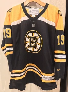 EUC Reebok Boston Bruins Tyler Seguin No 19 Jersey Boys Large XL - Picture 1 of 7