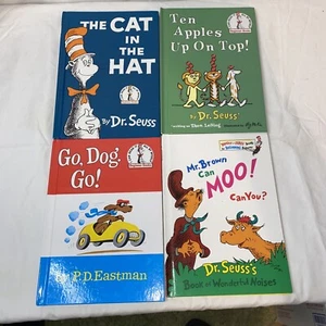 Beginner Books(R) Ser.: Dr. Seuss Lot Of 4 (1957, Hardcover, Large Type. - Picture 1 of 6