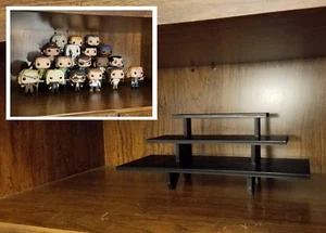 14-inch Black 3-Tier Riser Display Stand Shelf Figurine and Collectible Pops! - Picture 1 of 8