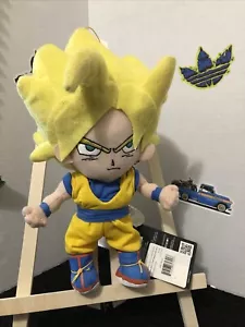 Dragon Ball Z Super Saiyajin Son-Goku Plüschtier 10 Zoll Stofftier Puppe hat etwas Staub - Bild 1 von 4