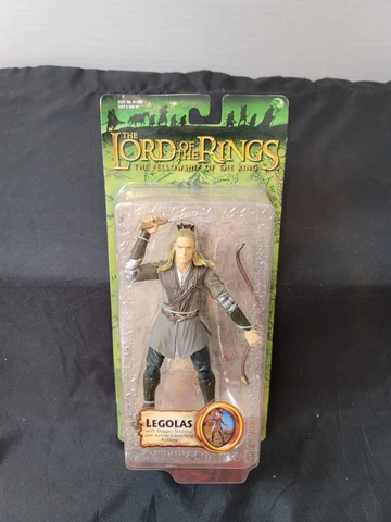 Legolas Dagger Slashing THE LORD OF THE RINGS Toy Biz Fellowship Ring NEW Cover