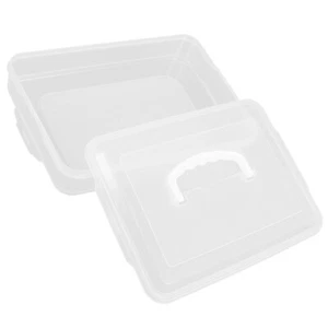 Quick Dumpling Box Storage Deviled Egg Holder Eggs Container with Lid - Picture 1 of 12