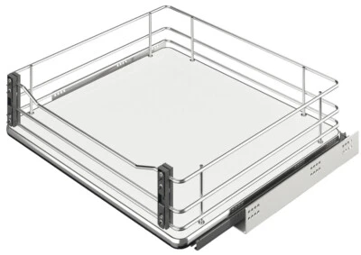 Unterschrank Frontauszug Schrankauszug Küchenschrank Tablar Auszug 30 kg chrom - Bild 1 von 4