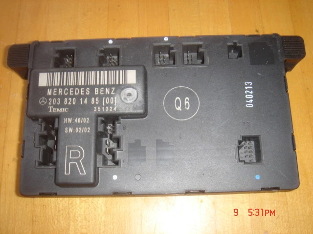 Módulo de control de puerta derecha Temic OEM para Mercedes Clase C W203  Foto 1 de 1
