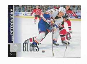 NHL Playercard - 97-98 Upper Deck - Robert Petrovicky - Blues #350 - Slovakia