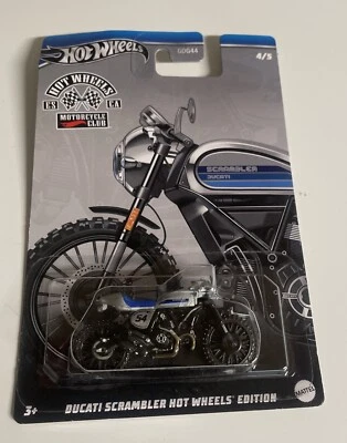 Hot Wheels - Serie Club de Motocicleta HW - EDICIÓN DUCATI SCRAMBLER HOT WHEELS Foto 1 de 4