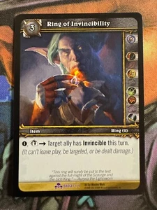 Insignia Promocional World of Warcraft TCG 3/4 Anillo de Invencibilidad - Imagen 1 de 2