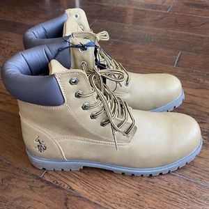 U.S. Polo Assn Owen Mens Water Resistant Work Boots Size 13M NEW with Tags - Picture 1 of 17