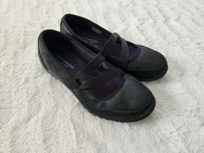 Zapatos planos Skechers Breathe Easy-CALMLY 23209/NEGRO talla 8,5 para mujer Foto 1 de 4