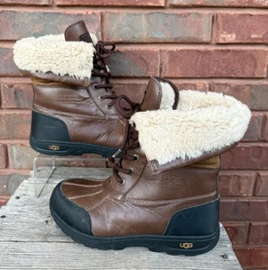 Stivali UGG bambina Butte ll li marrone nero foderati impermeabili 1098890K MOLTO CARINI!! - Foto 1 di 13