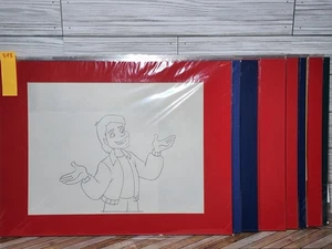 SET Zurück in die Zukunft Original Cartoon Animation Produktion Cel Art MARTY MCFLY - Bild 1 von 13