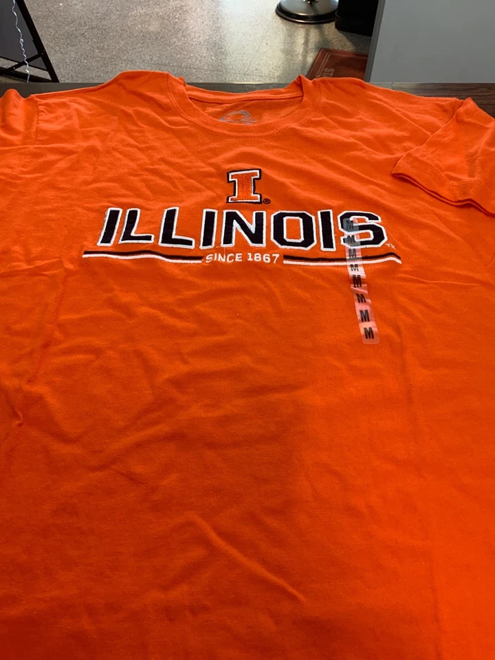 University of Illinois Orange T-shirt, embroidered size medium - Изображение 1 из 1