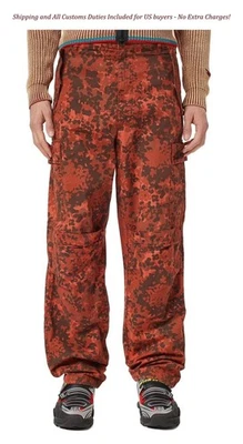 Pantalones DIESEL P-Atlan-Pat para hombre W33 naranja camuflaje varios bolsillos PVP295 I Foto 1 de 4