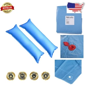 Elite Cuscino Invernale Piscina 4x15 Ft Confezione da 2: Resistente, Sollievo Stress Ghiaccio - Foto 1 di 7