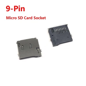 TF Card Micro SD Card Memory Card Solder Socket Slot 9-Pin SMD/SMT Push-Out Type - Picture 1 of 5