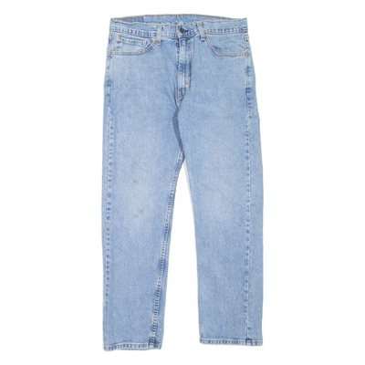LEVI'S 505 Jeans Mens Blue Regular Straight W33 L30 - Image 1 of 4