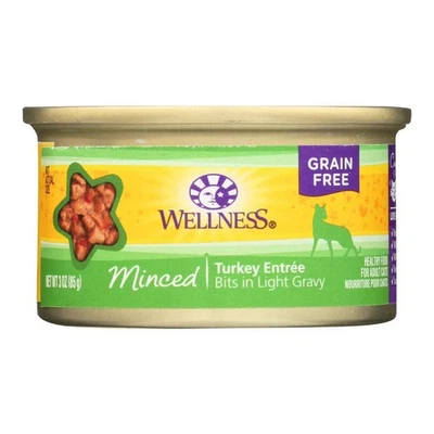 6 Cans Wellness Pet Products Cat Food, Turkey Entree 3 oz. Grain Free EXP. 2027 - Image 1 of 4