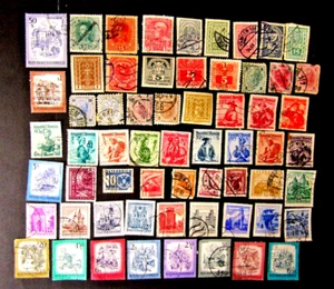 61 AUSTRIAN STAMPS, 1890s - 1970s, USED - Picture 1 of 3