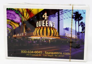 4 Queens Hotel & Casino Las Vegas Spielkarten versiegelt - Bild 1 von 4