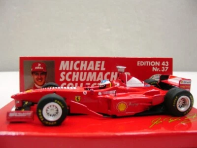EXTREMELY RARE Ferrari F300 Schumacher Winner France 1998 MSC37 1:43 Minichamps - Image 1 of 4