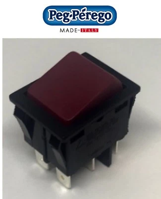 PEG PEREGO PULSANTE RETROMARCIA A/R MEPU0003 -nuovo-Italia