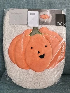 Next Pumpkin Light Up Toilet Seat Cover Fleece & Velour Halloween New Free UkP&P - Picture 1 of 8