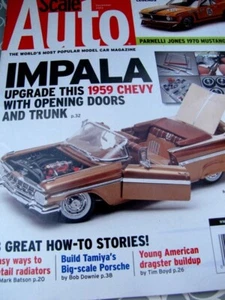 Scale Auto Enthusiast December 2013 Impala Upgrade This 1959 Chevy - Picture 1 of 2