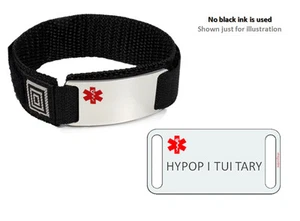 HYPOPITUITARY Sport Medical Alert ID Bracelet. Free medical Emergency Card! - Picture 1 of 3