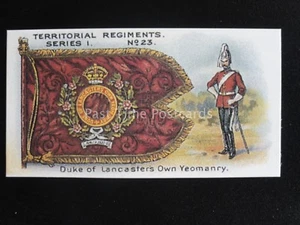 No.23 DUQUE DE LANCASHIRE PROPIO YEOMANRY Regimientos Territoriales REPRODUCCIÓN de Taddy 1908 - Imagen 1 de 1