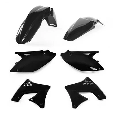 Acerbis Set Plastics Black Kawasaki KX 250 F 2009 2010 2011 2012 0013141.090 - Image 1 of 2