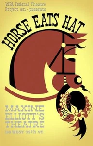 Sombrero Horse Eats - 1936 - Imán WPA Teatro Federal - Imagen 1 de 2