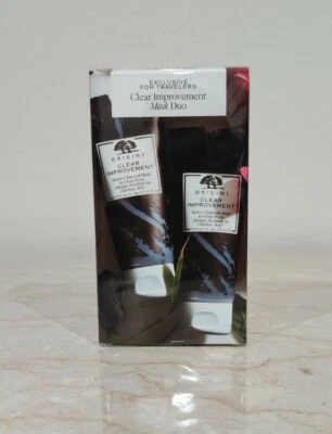 Juego dúo de mascarilla de carbón activo ORIGINS Clear Improvement - 3,4 fl oz/100 ml cada uno Foto 1 de 2