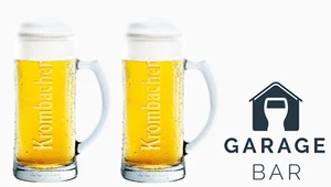 Set Of 2 Krombacher Beer Glasses Tankard Pint 50cl Brand New - Picture 1 of 2