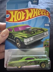 Hot Wheels Layin Lowrider 237 Lime Green Special Feature HW Slammed 3/5 Mattel - Picture 1 of 2