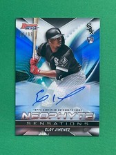 2019 Bowman's Best ELOY JIMENEZ RC NEOPHYTE SENSATIONS AUTO REFRACTOR /99 #NS-9